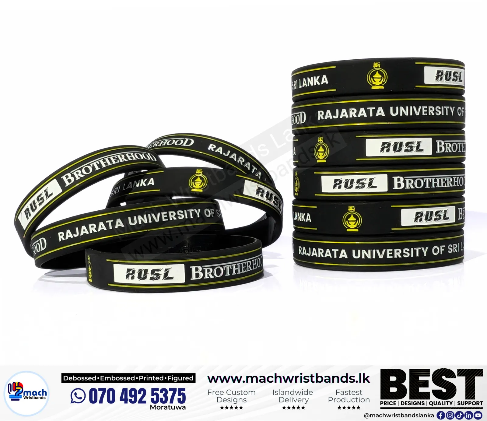 Campus wristbands print